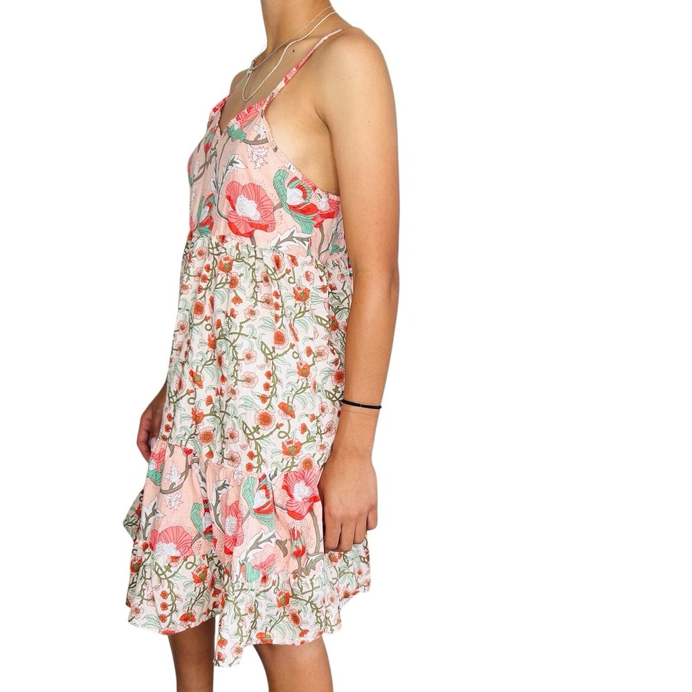 Raya Sun Floral‎ Sun Dress Women Medium Floral Boho Fairy Festival Beach Cottage - Picture 11 of 15